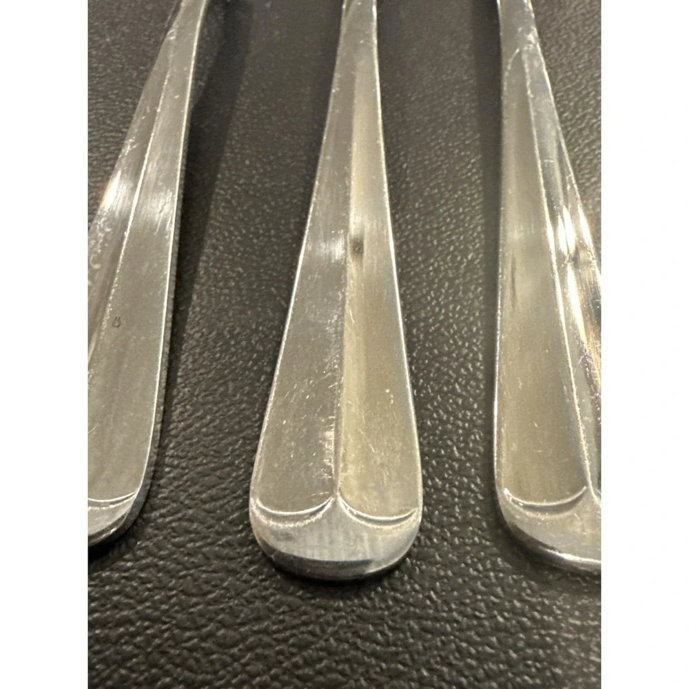 Reed Barton Select Hancock Dinner Forks 3 Tine Stainless Steel Korea Set Of 7
